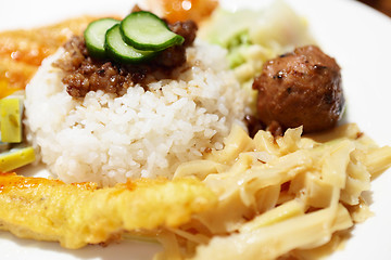 Image showing meal of rice