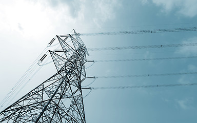 Image showing power transmission tower