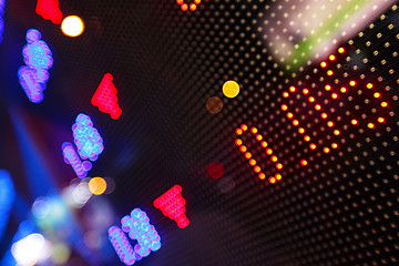 Image showing Display of Stock market