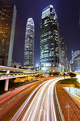 Image showing modern city at night