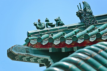 Image showing chinese temple roof