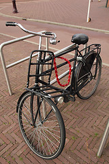 Image showing black bicycle