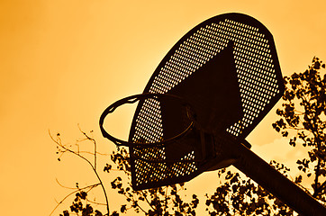 Image showing Basketball hoop