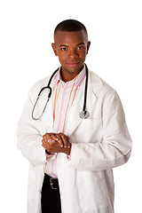 Image showing Doctor physician advising patient