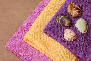 Image showing Colorful towels