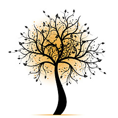 Image showing Beautiful art tree