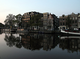 Image showing amsterdam at dawn