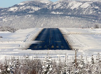 Image showing airport by winter