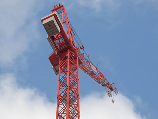 Image showing A crane