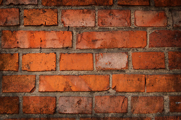 Image showing Old brick wall