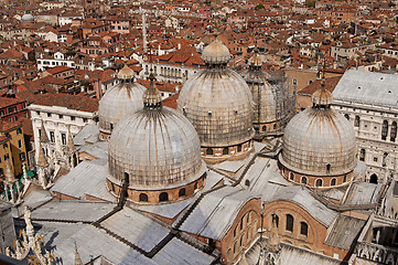 Image showing Aerial view of Venice city