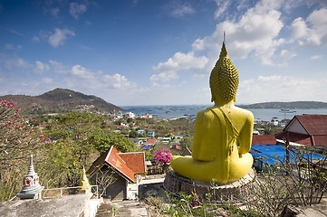 Image showing Giant Buddha statue in Thailand