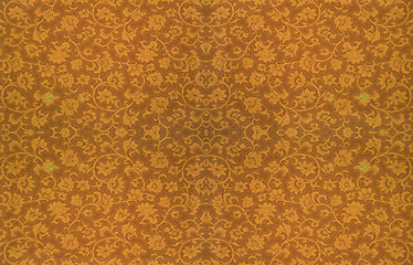 Image showing Seamless backgorund: retro floral texture