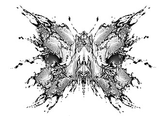 Image showing black water butterfly