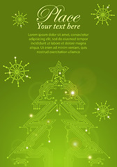 Image showing Christmas Tree from circuit board