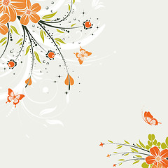 Image showing Floral background