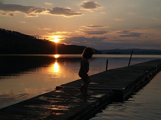 Image showing night bath