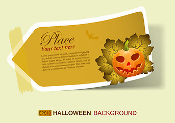 Image showing Halloween sticker