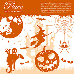 Image showing Halloween frame