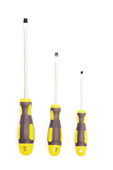 Image showing Three screwdrivers