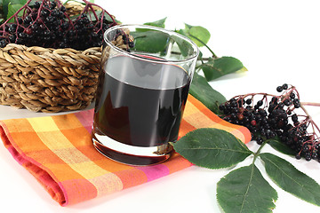 Image showing Elderberry juice