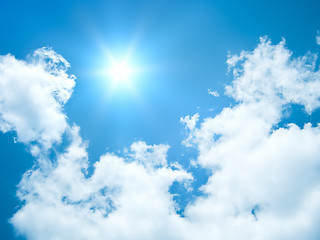Image showing bright sun