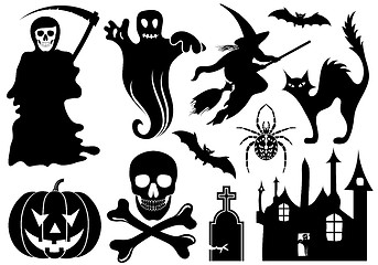 Image showing Halloween set