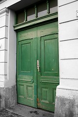 Image showing Green Door