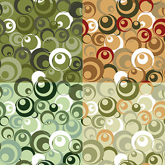 Image showing Seamless circle pattern