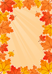 Image showing Autumn frame