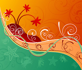 Image showing Abstract summer background