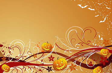 Image showing Abstract halloween background