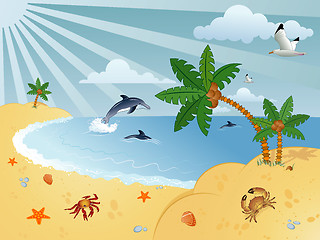 Image showing Wonderful summer background