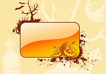 Image showing Grunge Halloween frame