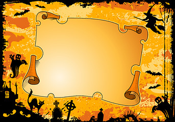 Image showing Halloween frame