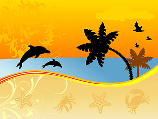 Image showing Wonderful summer background