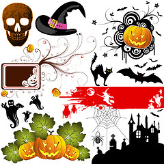 Image showing Halloween set