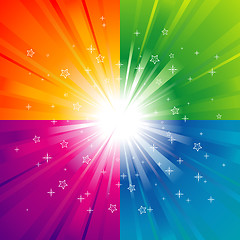 Image showing Colourful template