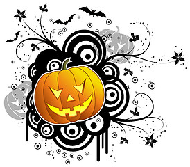 Image showing Abstract halloween background