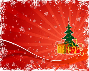 Image showing Abstract christmas background