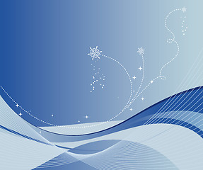 Image showing Abstract christmas background