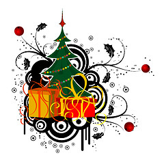 Image showing Abstract christmas background