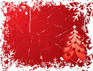 Image showing Christmas grunge background, vector