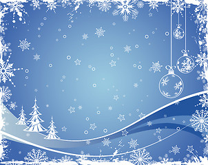 Image showing Abstract christmas background