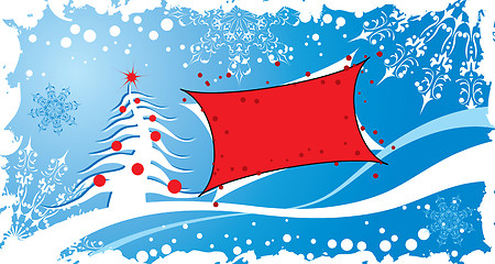 Image showing Christmas grunge background, vector