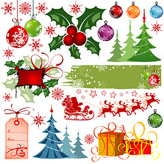 Image showing Christmas set