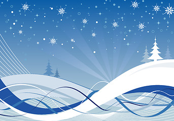 Image showing Abstract christmas background