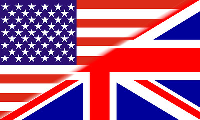 Image showing Combined American- British flag