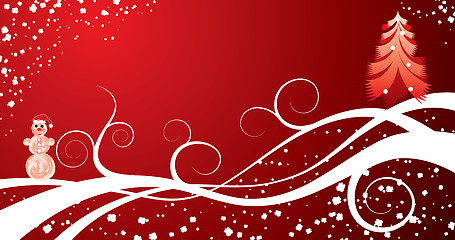Image showing Christmas background, vector