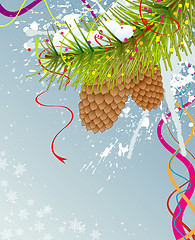 Image showing Abstract christmas background